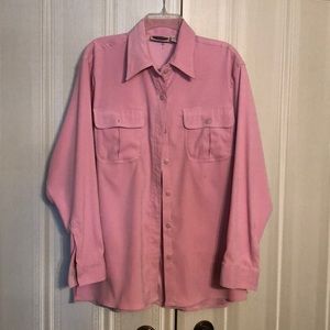 Women’s pink casualaire shirt.